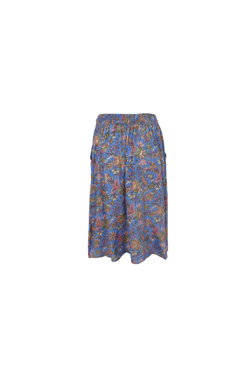 Black Colour - Bcluna Regular Midi Skirt 39135 - Violet Blue