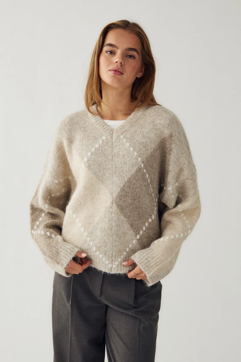 Noella - Lai Knit 14670001 - 650 - Beige Mix