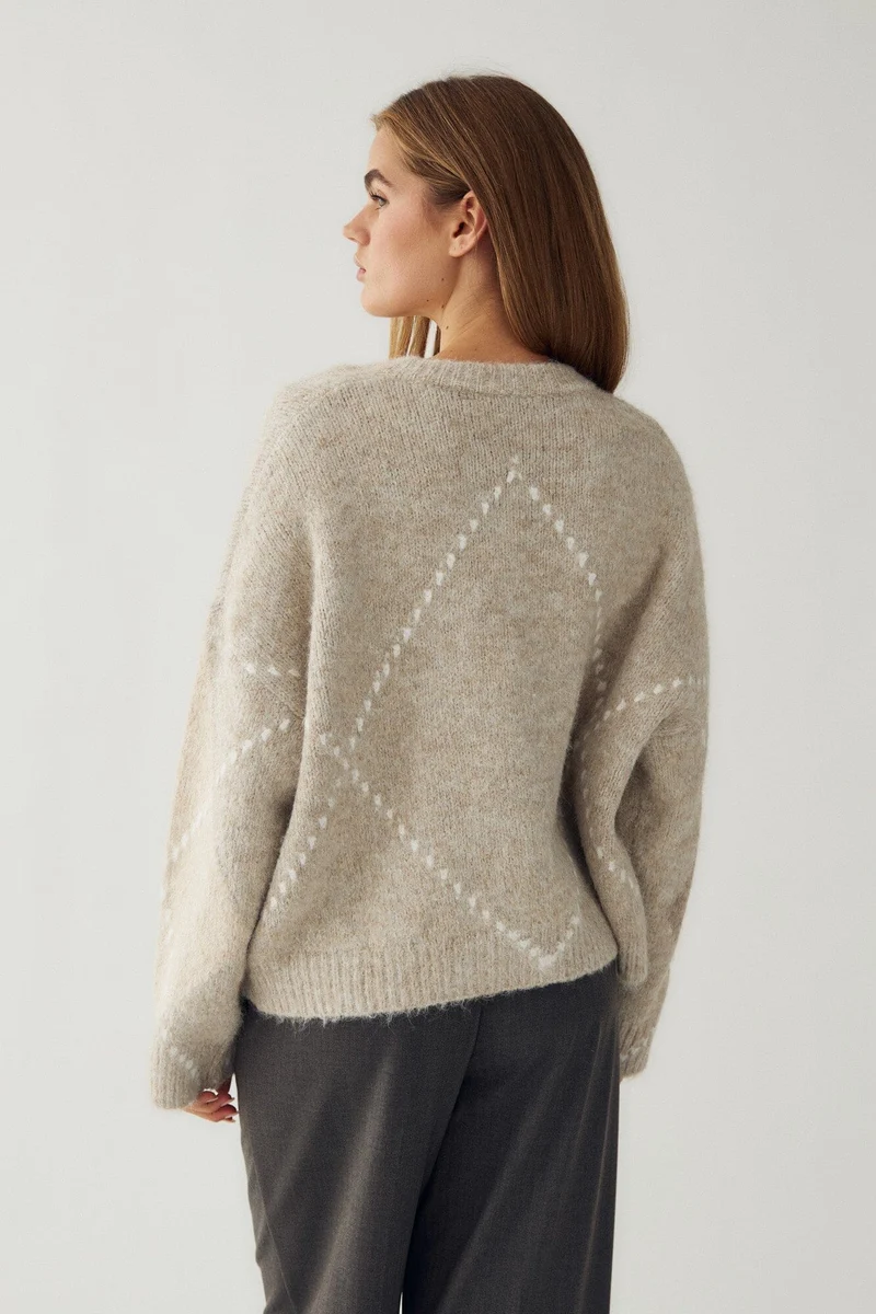 Noella - Lai Knit 14670001 - 650 - Beige Mix