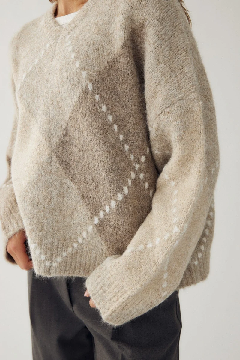 Noella - Lai Knit 14670001 - 650 - Beige Mix