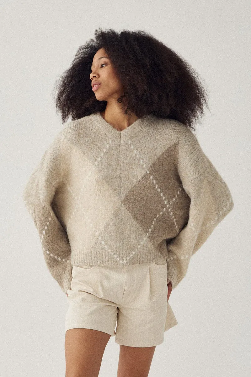 Noella - Lai Knit 14670001 - 650 - Beige Mix