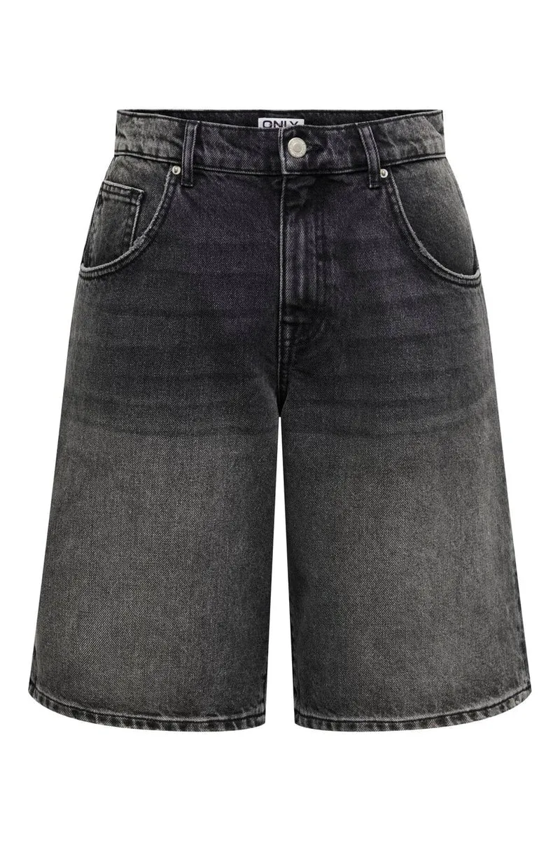 Only - Onlmate Reg Baggy Long Shorts - 4771780 Washed Black
