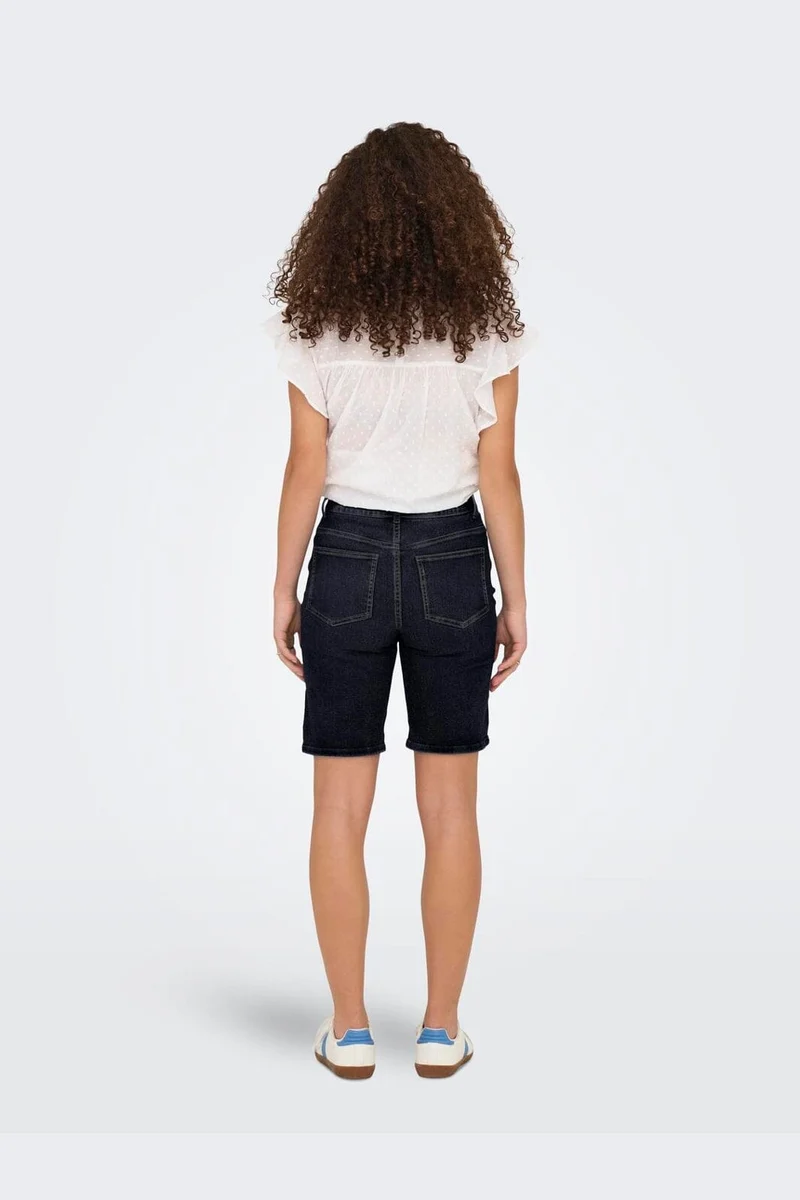 Only - Onlmadison Blush Shorts Cro - 4968659 Dark Blue Denim Rinse