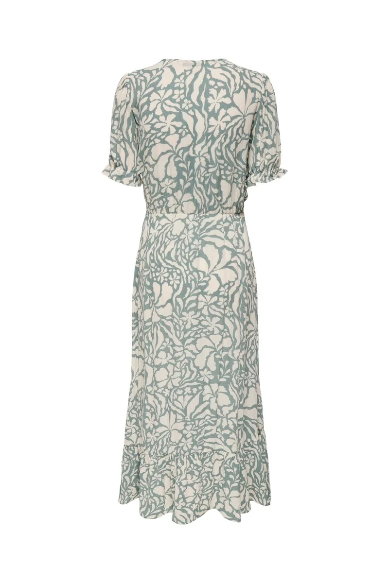 Only - Onlchianti S/S Long Dress - 4758851 Chinois Green Narri Print
