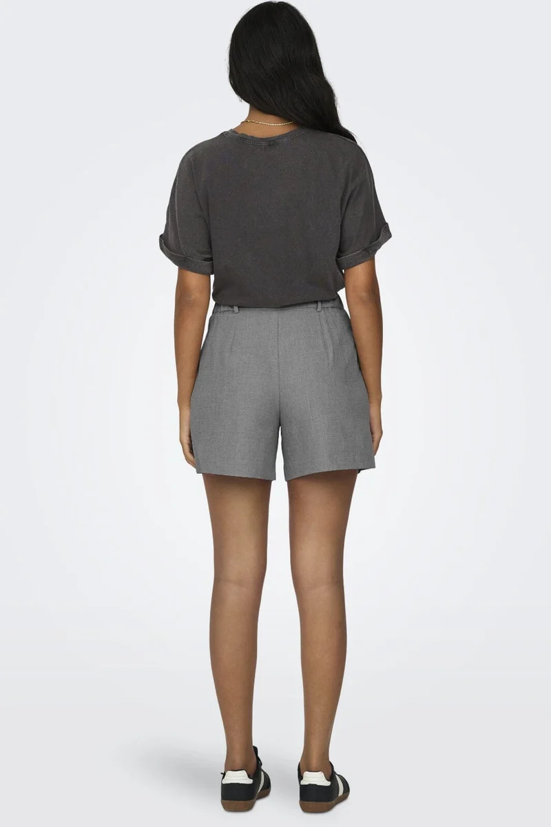 Only - Onllinda Mel Shorts Tlr 15283727 - 4792902 - Medium Grey Melange