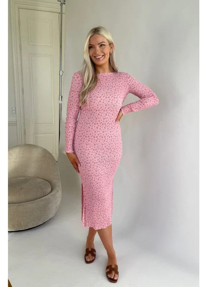 BYIC - Odaic Dress - ptb Pink Tiny Blossom