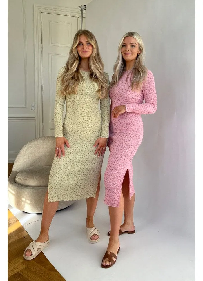 BYIC - Odaic Dress - ptb Pink Tiny Blossom