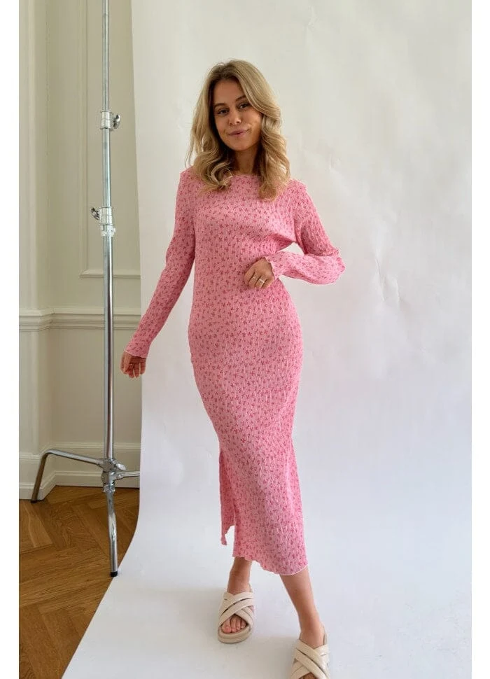 BYIC - Odaic Dress - ptb Pink Tiny Blossom