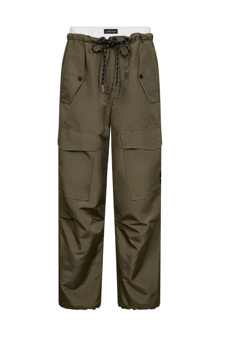 Haute L'Amitié - Thalia Pull On Trouser HL10622 - Army