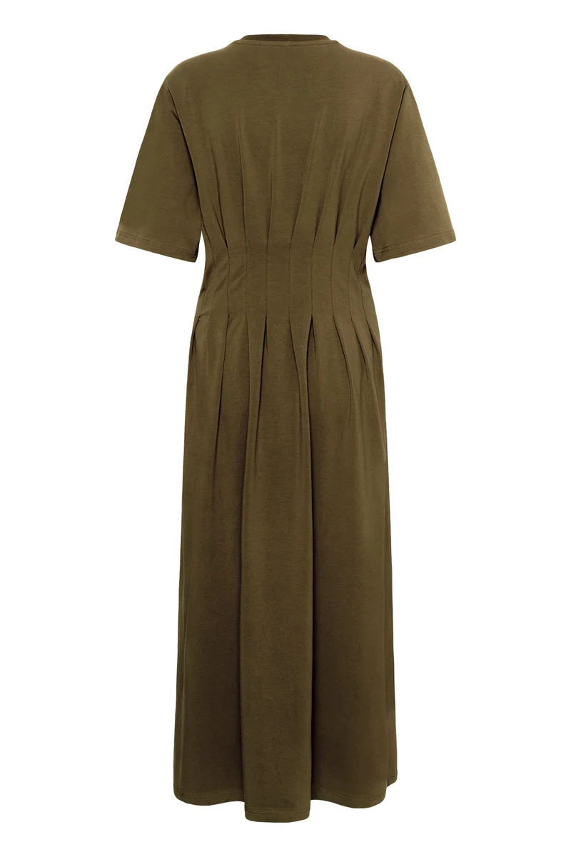 Gestuz - Gzinez Long Dress 10911383 - 190622 - Military Olive