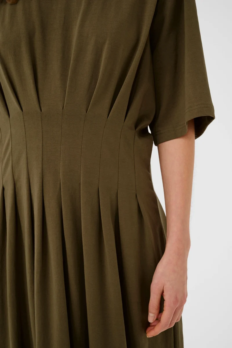 Gestuz - Gzinez Long Dress 10911383 - 190622 - Military Olive