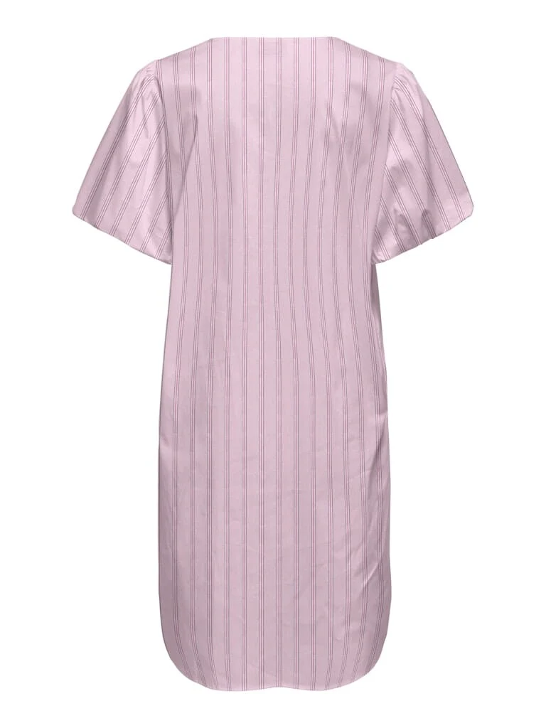 JDY - Jdymio 2/4 Mididress Dia - 5049563 Pink Lady 05-02-26 Wild Orchid & Black