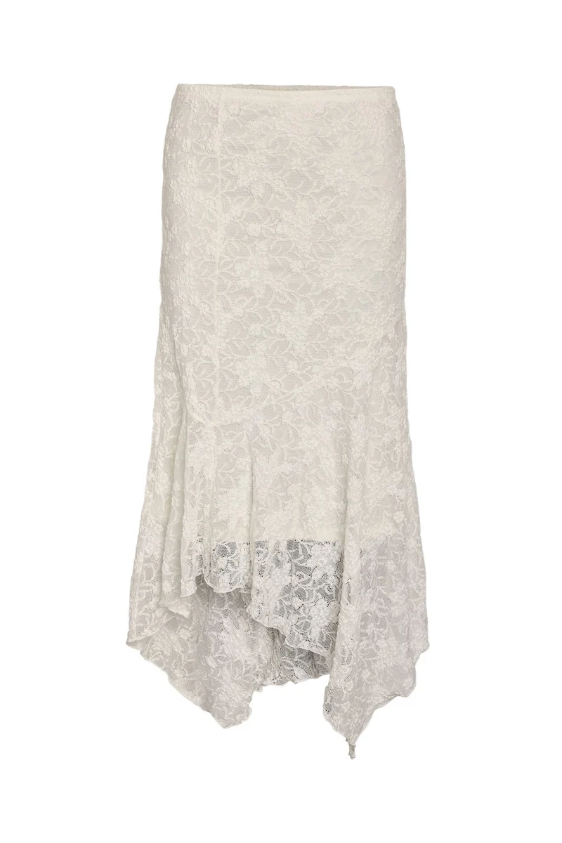 Noisy May - Nmfranny Lace Skirt - 5033770 Bright White