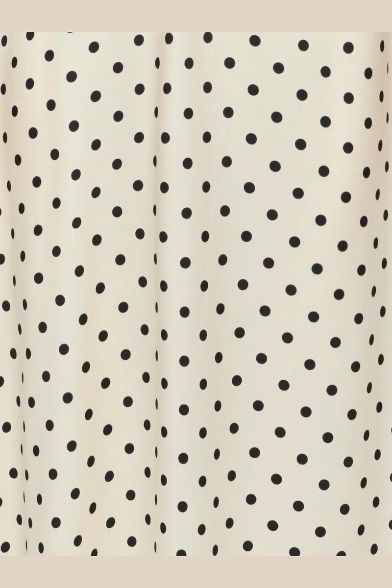 Only - Onlhimi Strap Long Dress - 5092542 Cloud Dancer Black Dots