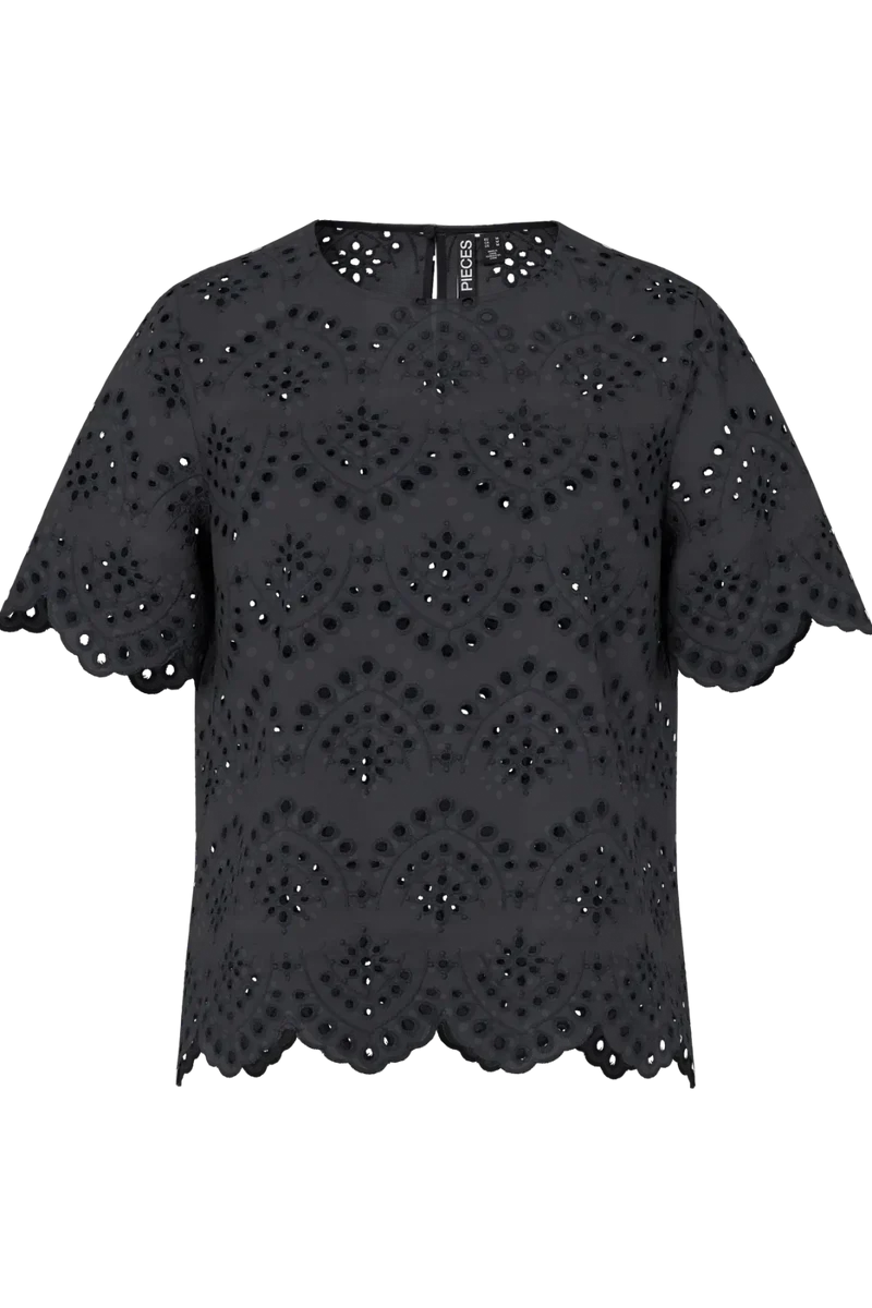 Pieces - Pcvilde Ss Top - 4902065 Black