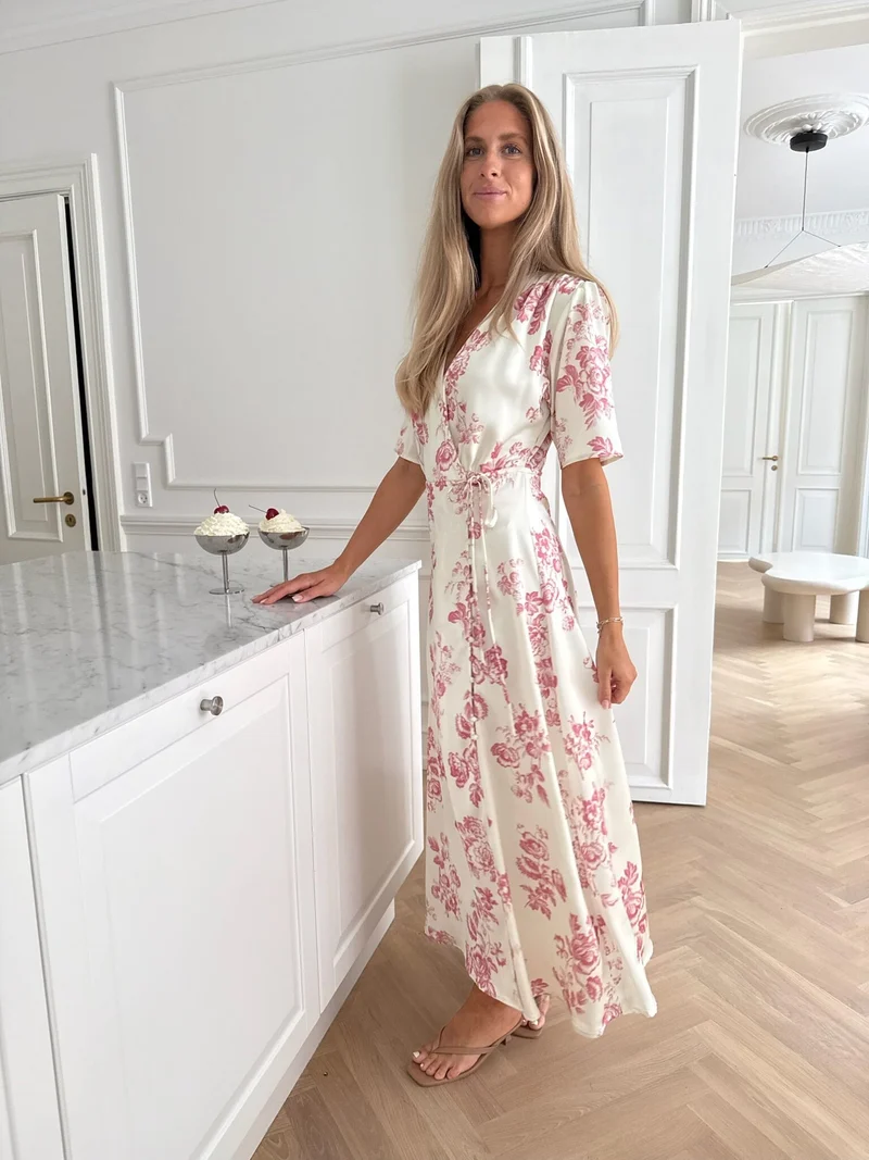 BYIC x Molly&My - Yrsaic Maxi Dress A23849 - Vintage Rose
