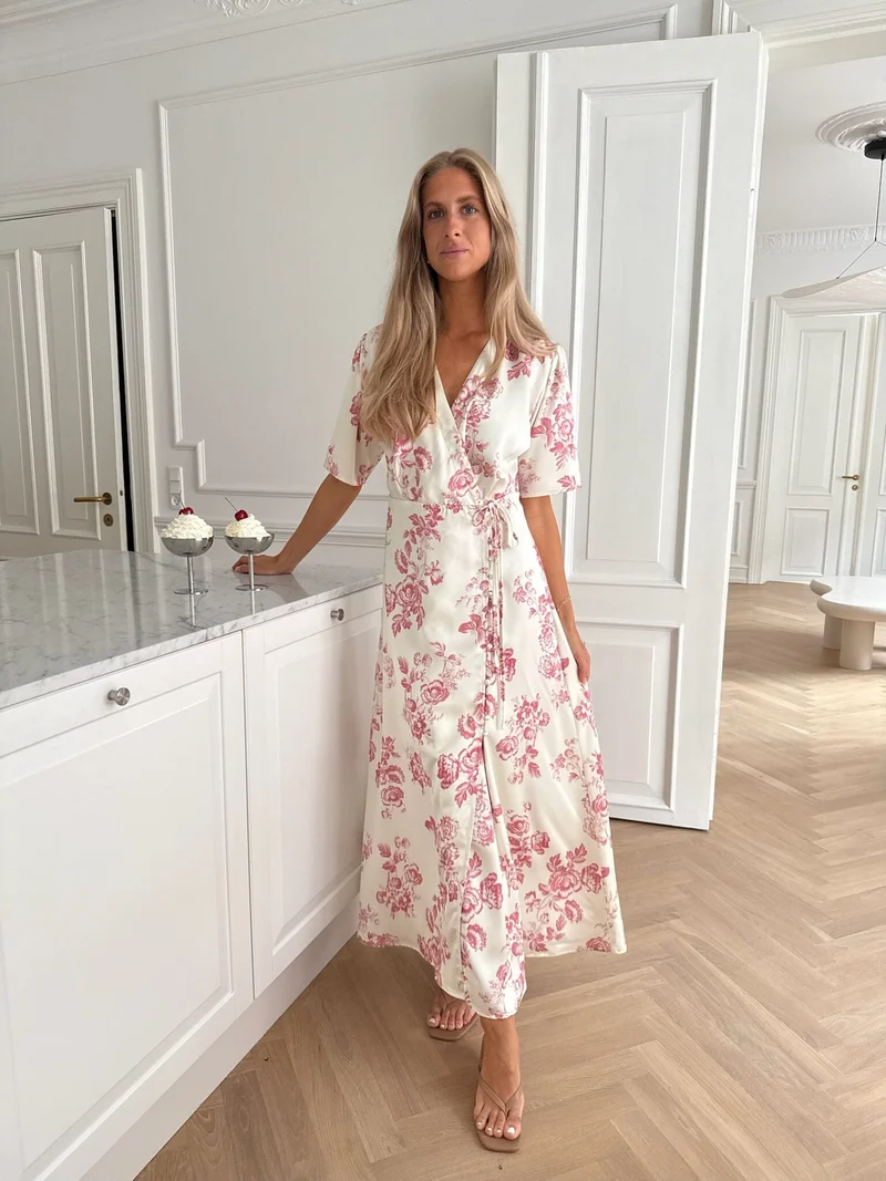 BYIC x Molly&My - Yrsaic Maxi Dress A23849 - Vintage Rose