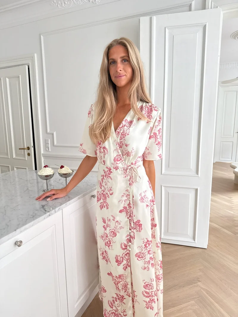 BYIC x Molly&My - Yrsaic Maxi Dress A23849 - Vintage Rose