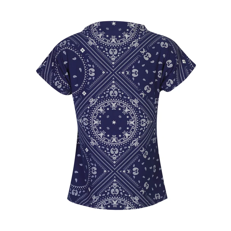 Liberte - Alma-Top 9501 - Blue Scarf