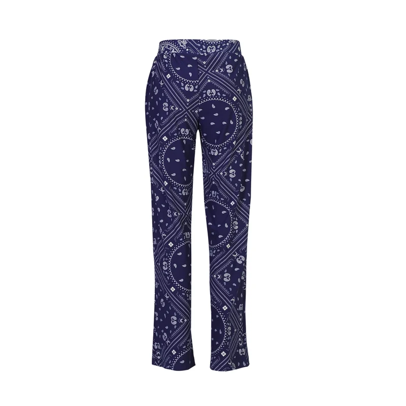 Liberte - Alma-Wide Pants 9564 - Blue Scarf