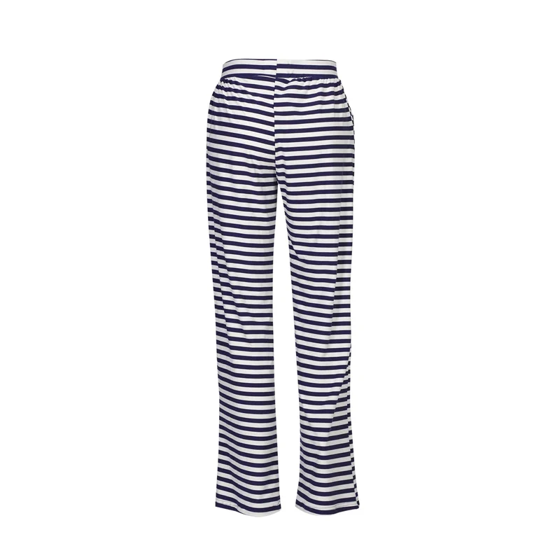 Liberte - Alma-Wide Pants 9564 - Blue Creme Stripe
