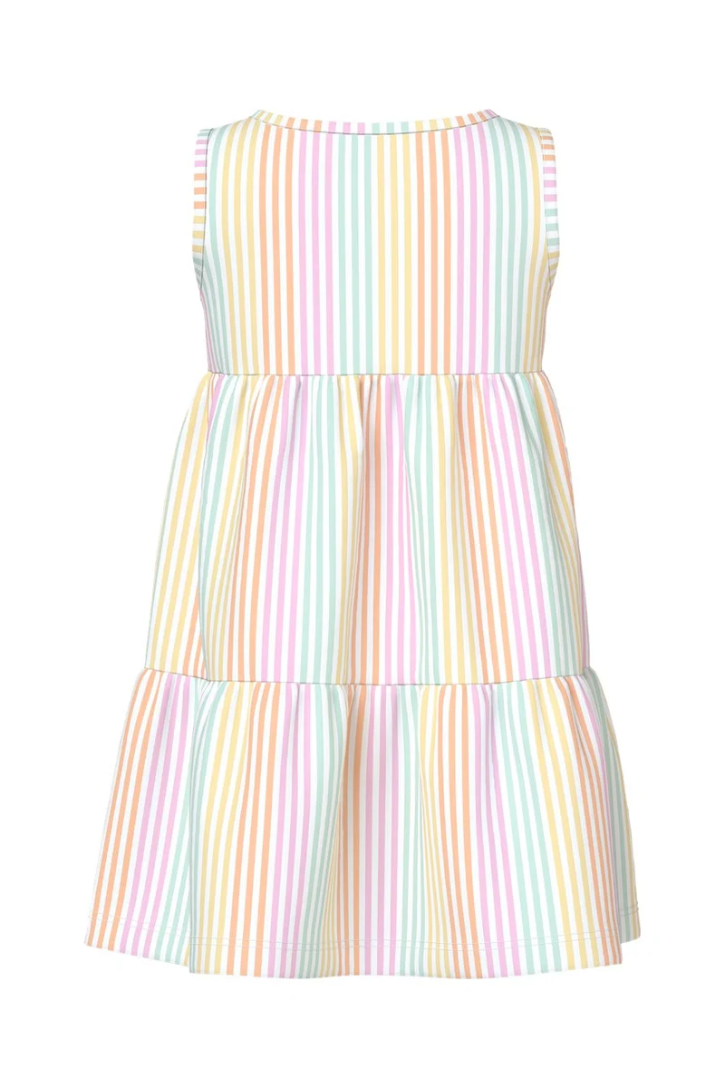 Name It - Nmfvigga Spencer Dress - 5058202 Bright White Cool Stripe