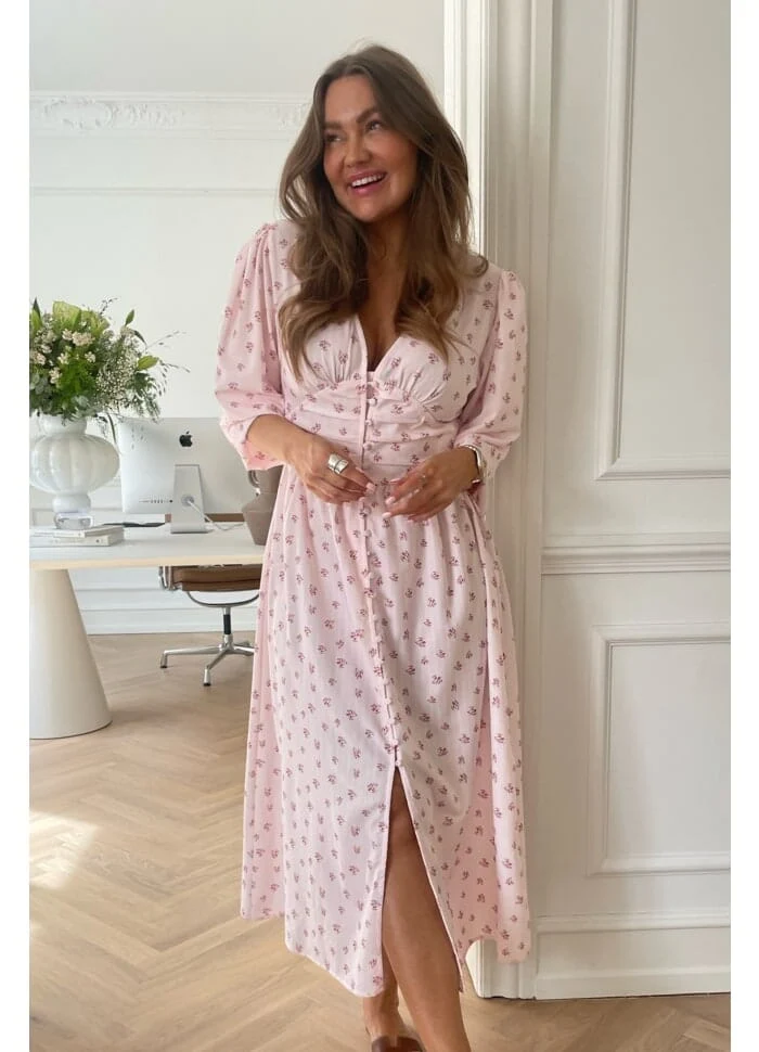 BYIC - Adelic Long Dress - pink Pink