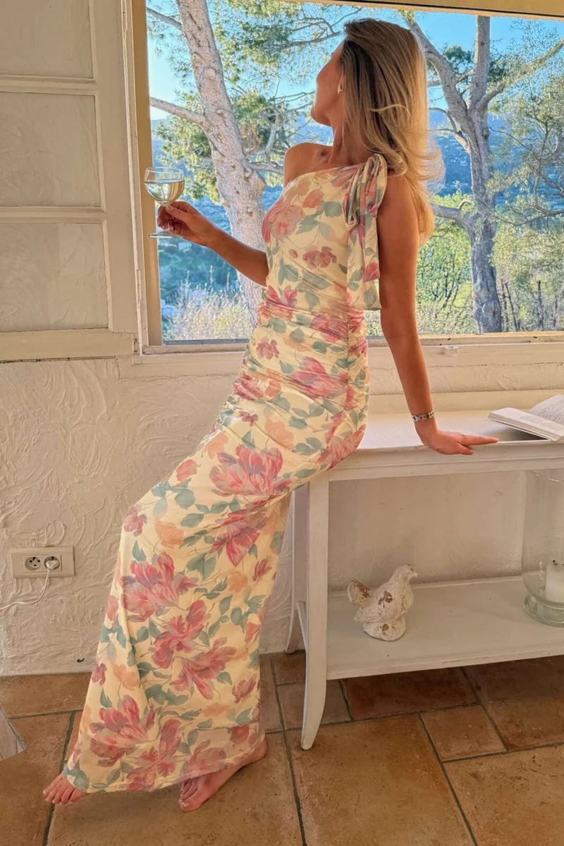 BYIC - Novaic Mesh Dress A23799 - Pastel Garden