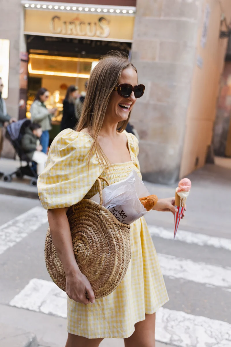 Molly&My x Julie Elsebeth - Rigmor Dress - Lemon Checks