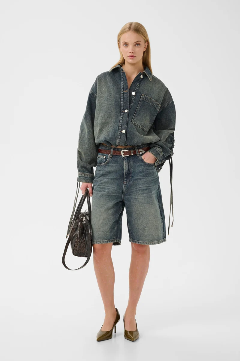 Gestuz - Gzsusara Shorts 10911343 - 109592 - Blue/Green Wash