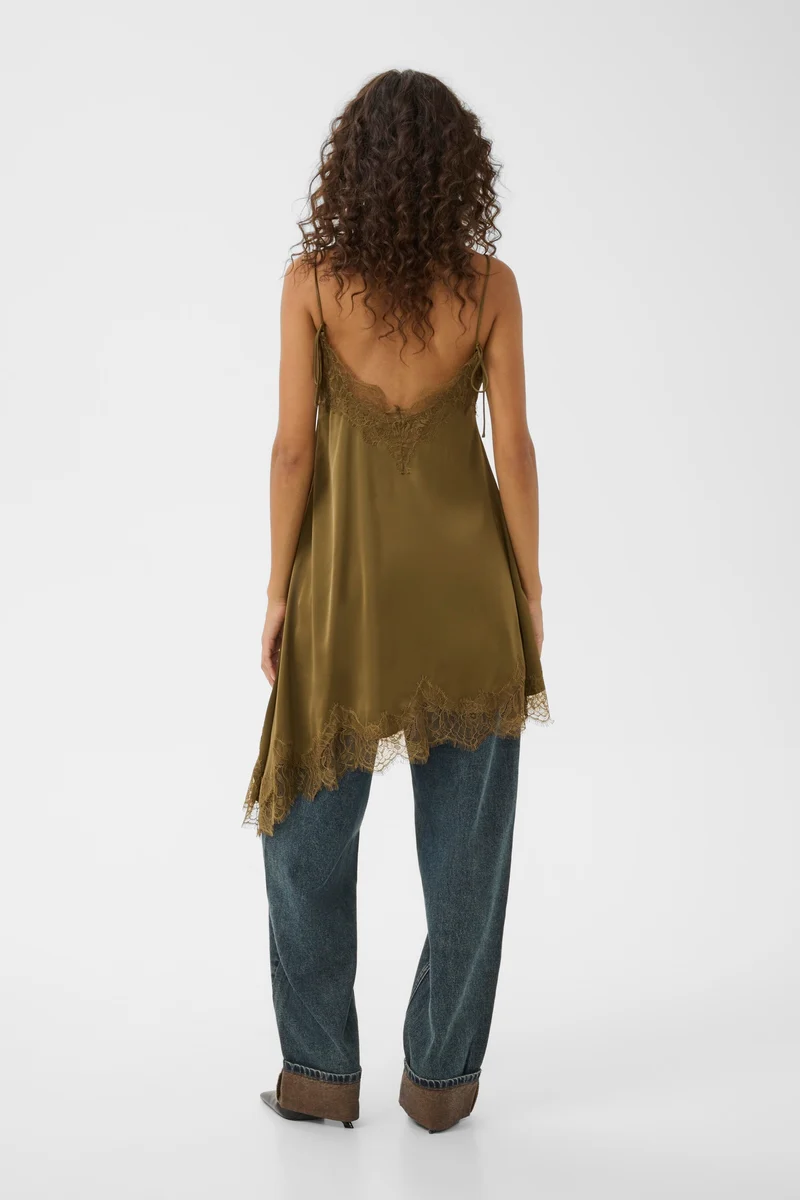 Gestuz - Gzlalou Dress 10911314 - 190622 - Military Olive