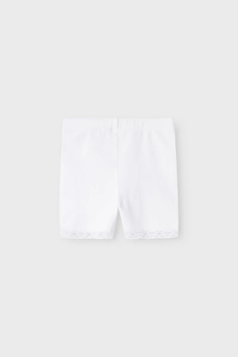 Name It - Nmfvista Short Legging - 4488480 Bright White