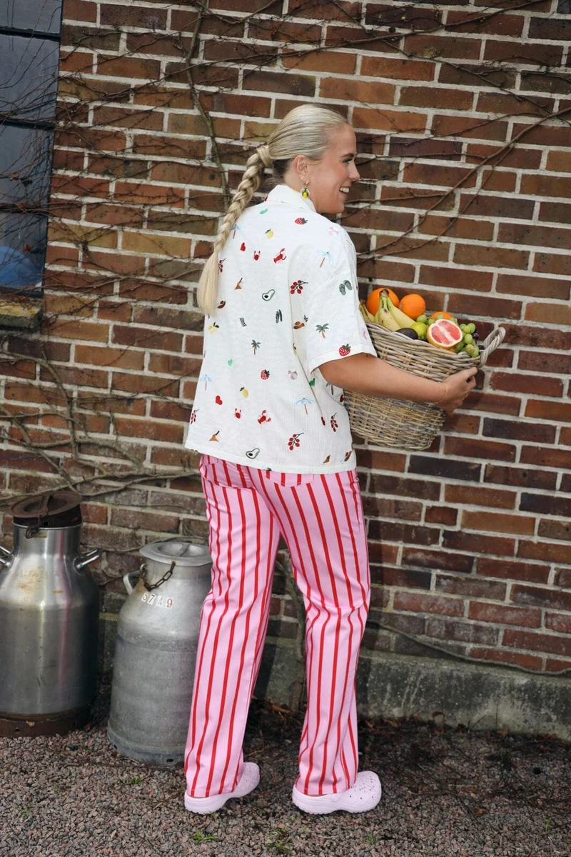 Molly&My x Caroline Dan - Candy Pant - Printed Stripes