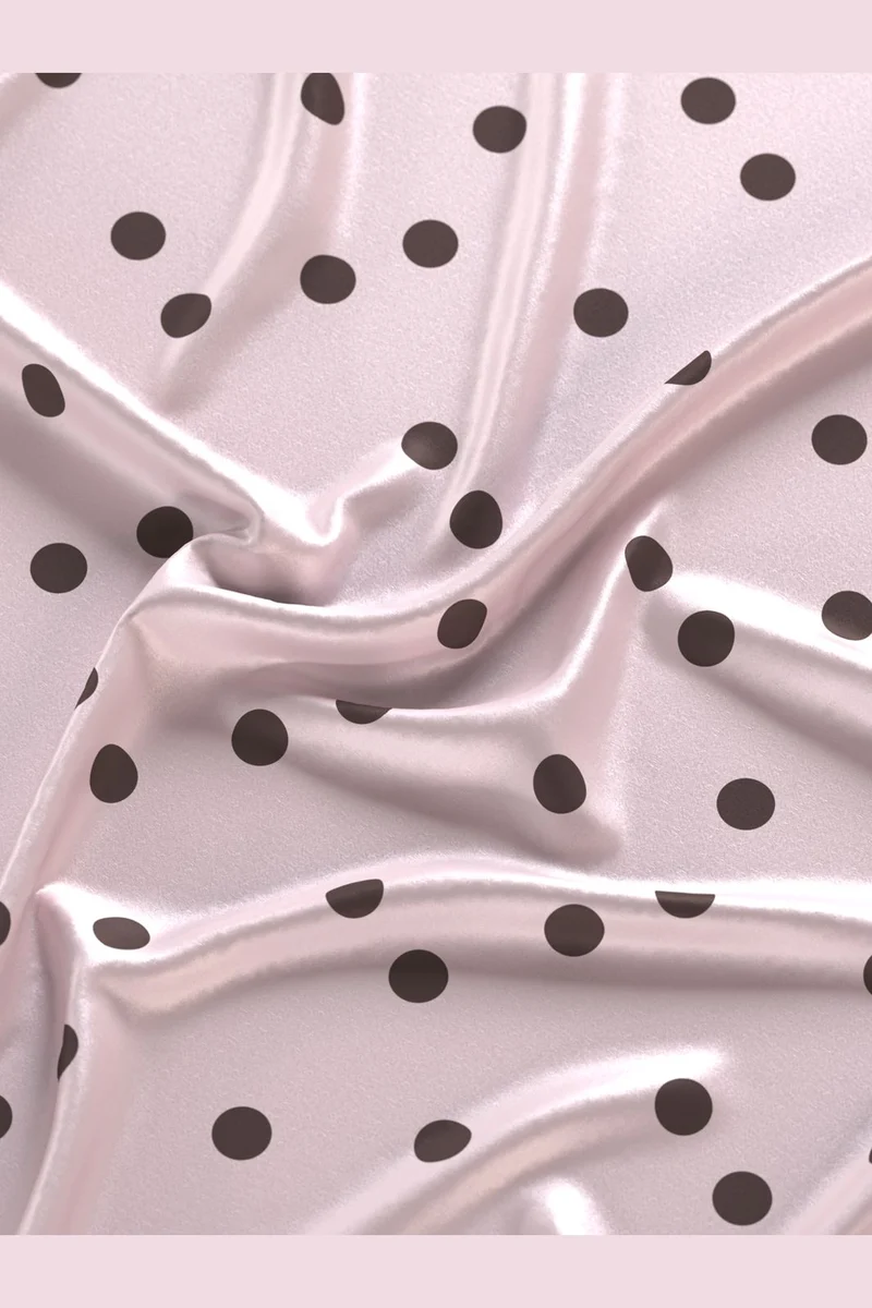 Object - Objsally Maxi Slip Dress - 5094705 Pale Lilac Seal Brown Dots