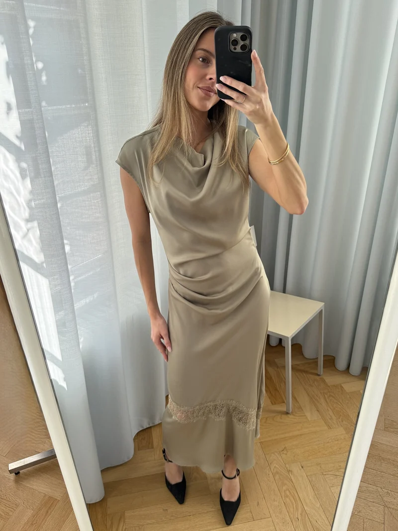 Modström - Tailormd Lace Dress 59348 - 2020 - Moss Gray