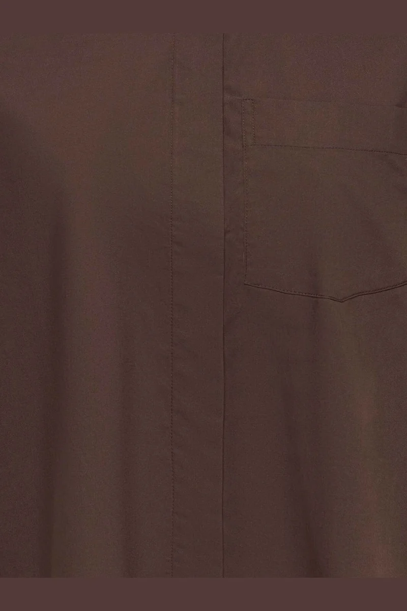 Only - Onlkeri S/S Fold Shirt - 5118366 Coffee Bean