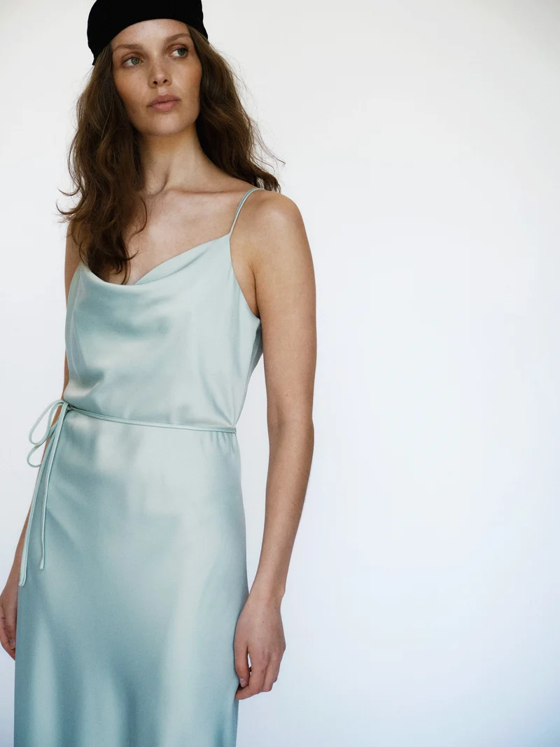 YAS - Yasthea Strap Long Dress - 4971152 Skyway