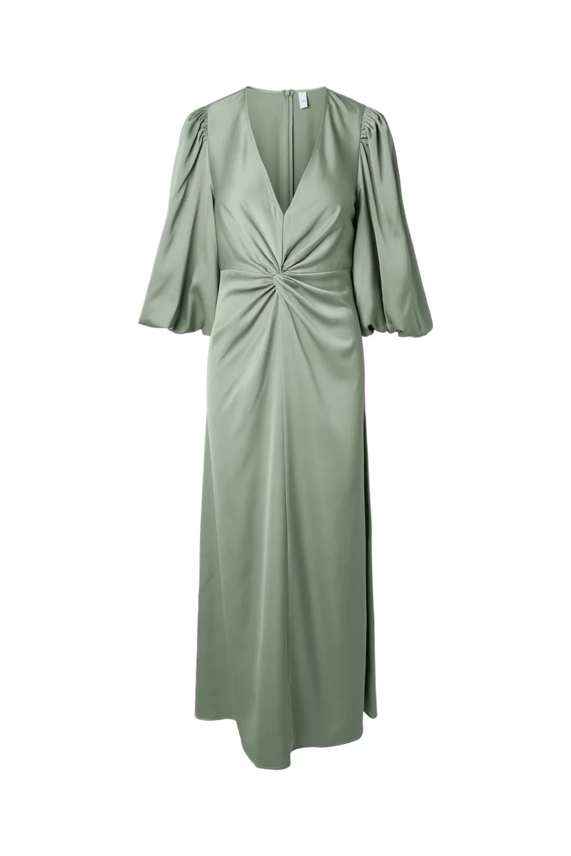 YAS - Yasthea 3/4 Long Dress - 5082896 Green Milieu