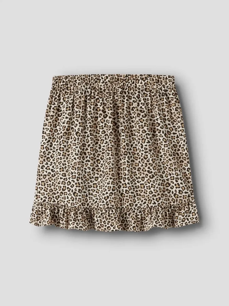 Name It - Nkfvinaya Wrap Skirt - 5095454 Turtledove Leopard