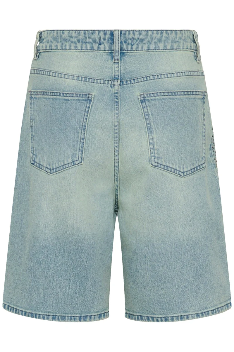 Gestuz - Gzzorah Long Shorts 10911177 - 104609 - Mid Blue Washed
