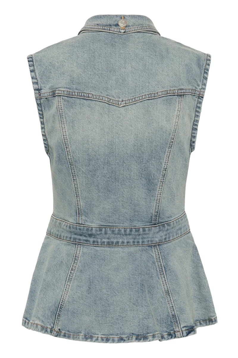 Gestuz - Gznoma Sl Shirt 10911187 - 109408 - Vintage Mid Blue Wash