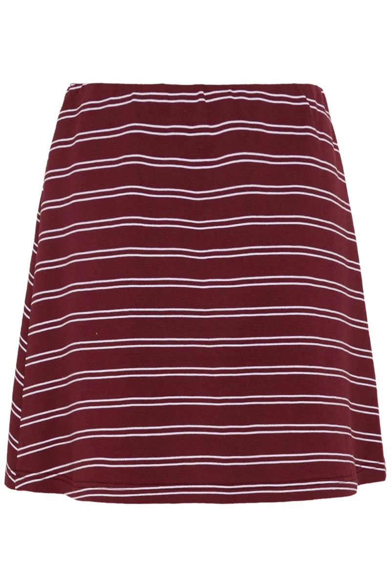 Gestuz - Gzpilova Skirt 10911230 - 109417 - Cabernet Striped