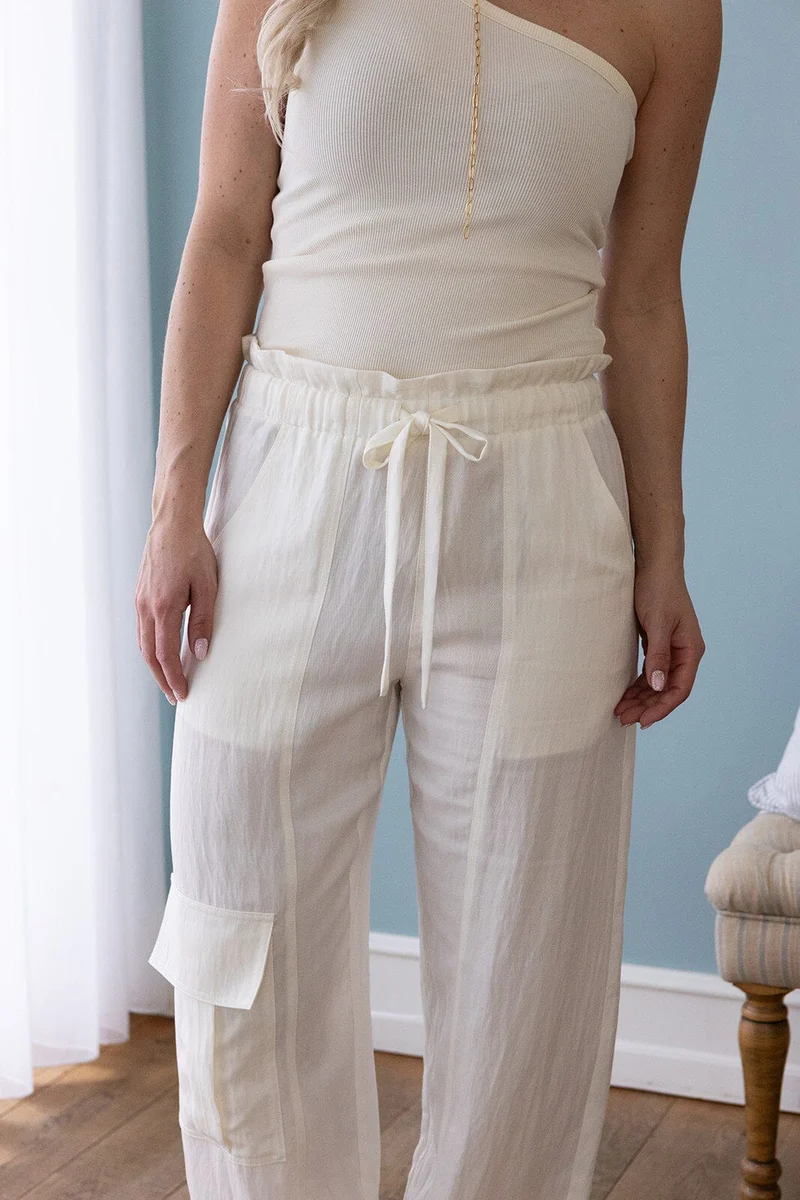 Molly&My x Melanie Due - Inga D Pants New 169236 - 122 - Creme