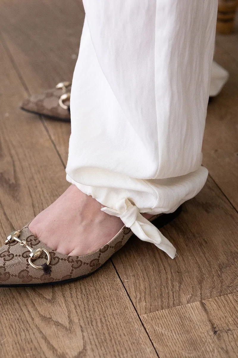 Molly&My x Melanie Due - Inga D Pants New 169236 - 122 - Creme