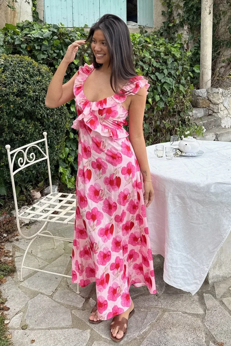 BYIC x Molly&My - Melbaic Dress A23117 - Pink Rose Blush