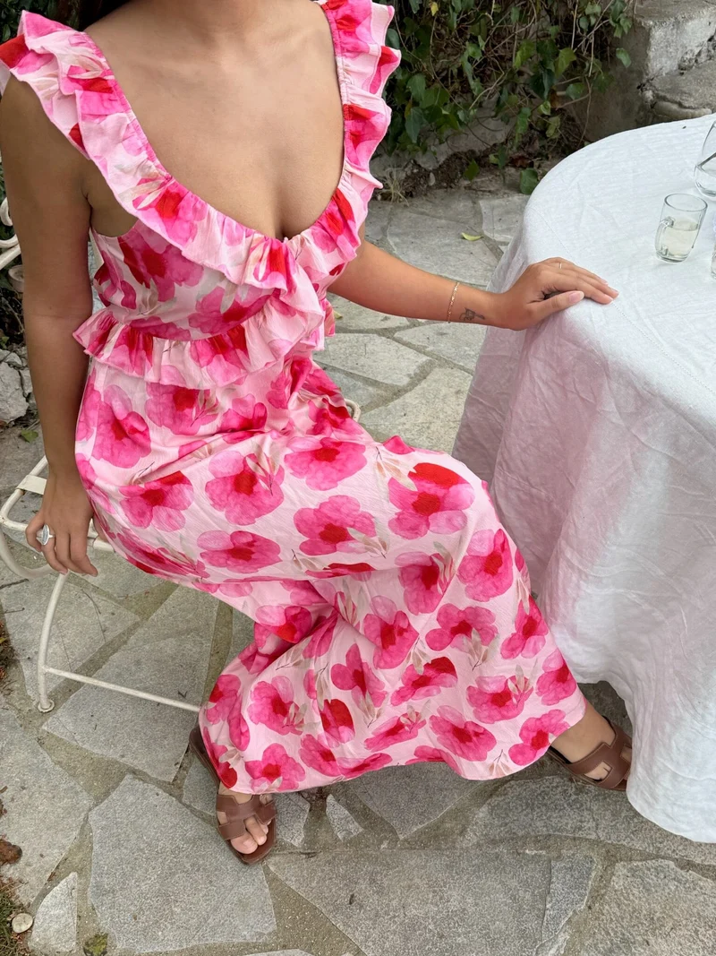 BYIC x Molly&My - Melbaic Dress A23117 - Pink Rose Blush