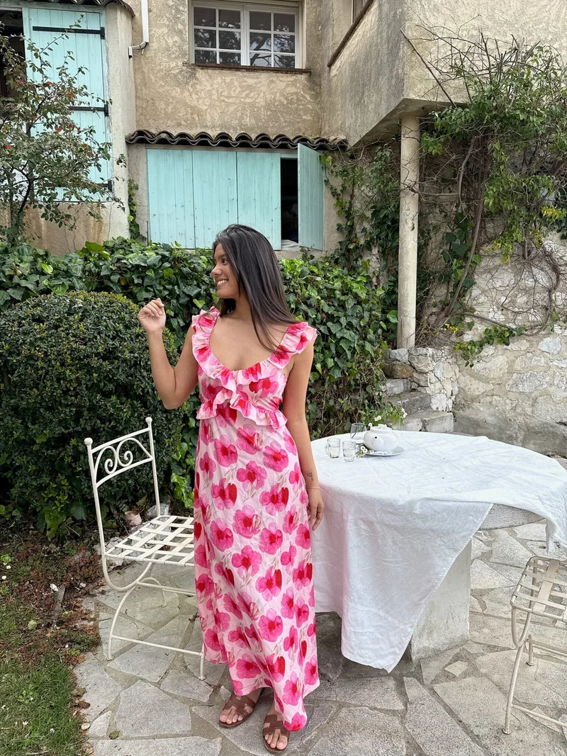 BYIC x Molly&My - Melbaic Dress A23117 - Pink Rose Blush