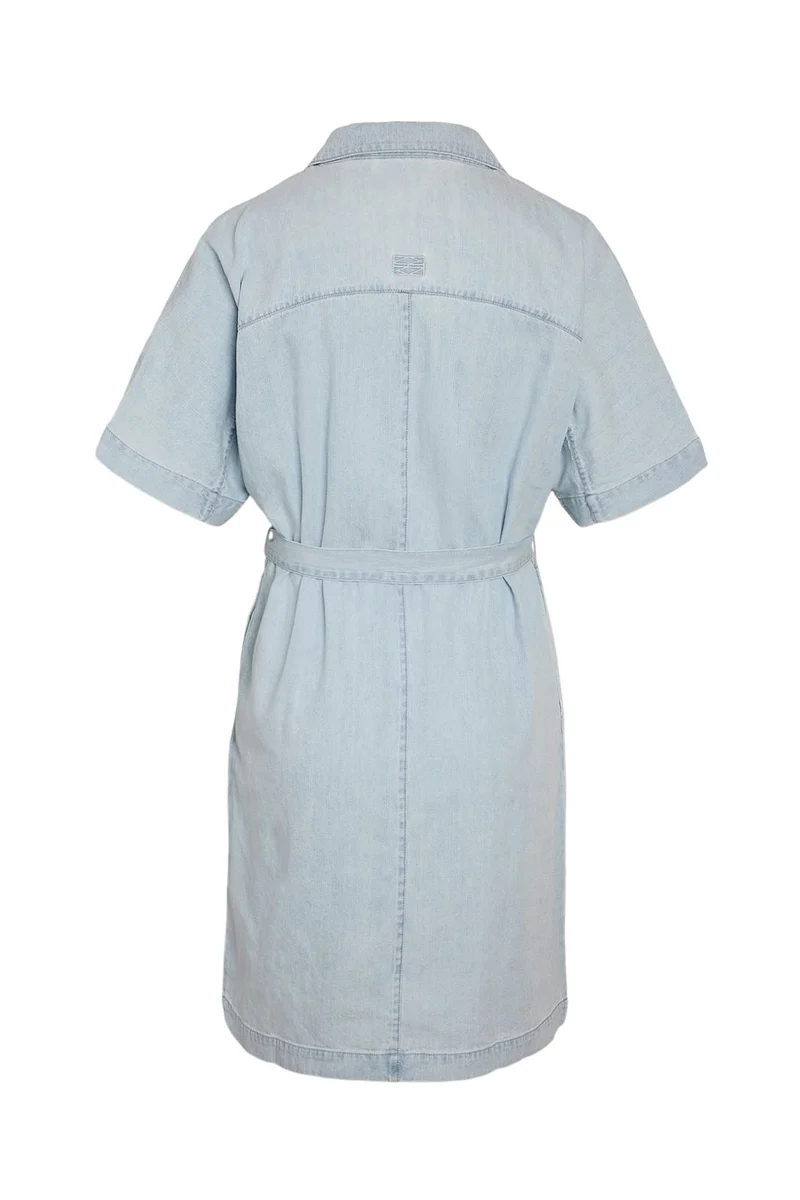 Noisy May - Nmoregon Verona Ss Short Dress Bs034Lb - 5025917 Light Blue Denim