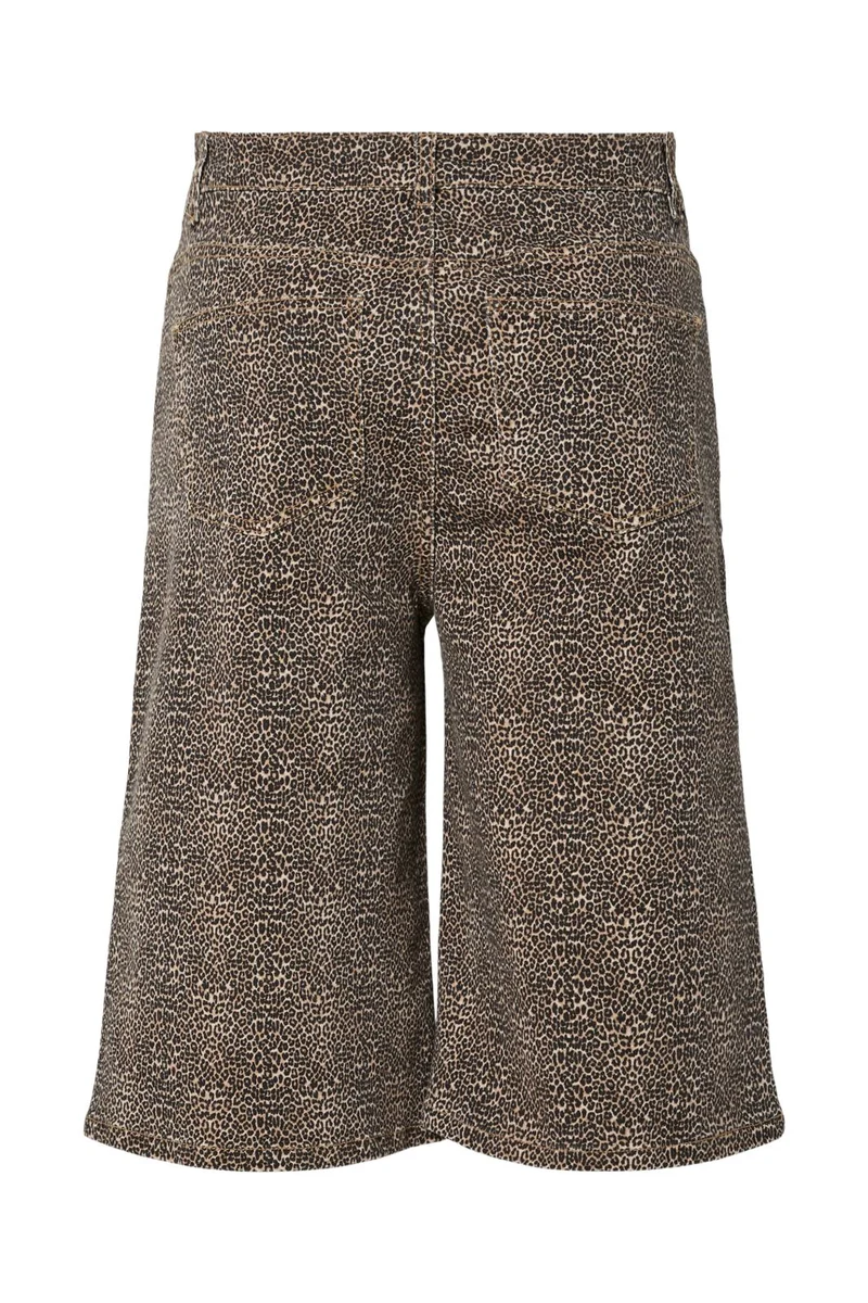 Pieces - Pcsalume Wide Shorts - 4978070 Rawhide Mini Leo