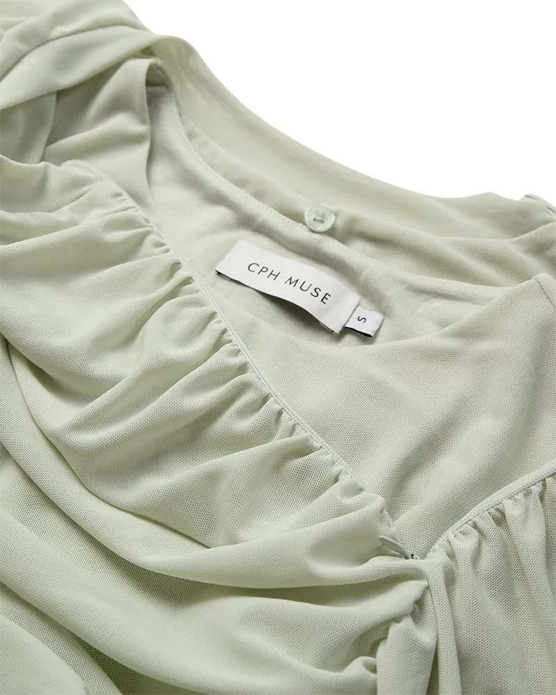 Copenhagen Muse - Cmmejse-dress 207781 - 2133 Green Tint